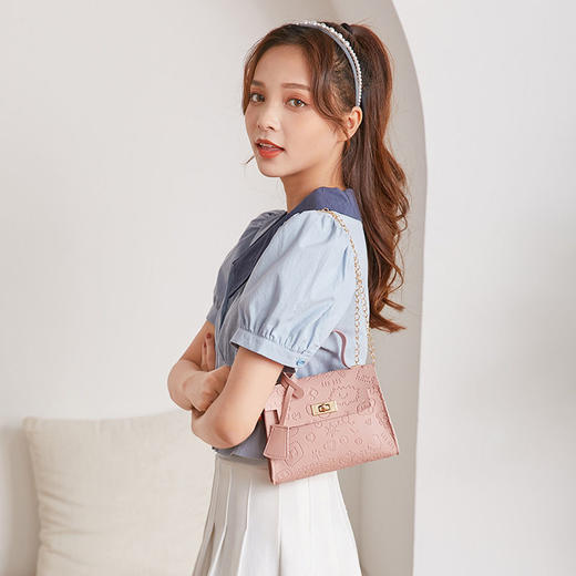 【时尚百搭❗️做气质女】小众单肩斜挎包，好看到爆❗️质感也超好，时尚百搭斜挎包，新潮单肩女包，洋气手提腋下包，520七夕情人节礼物新年礼盒年货礼盒 商品图0