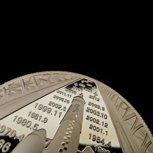 神舟十二号双金属纪念章 送神舟整流罩残骸 商品图11