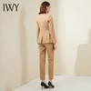 IWY/卡其色条纹西装外套练修身职业装套装通勤商务正装工作服 201020C1P1S1 商品缩略图3
