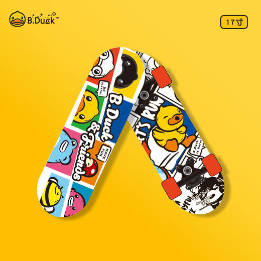 生活无忧B.Duck滑板SK17白色H073 商品图0