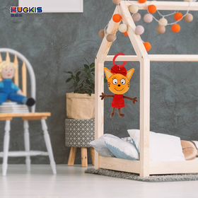 咪好一家宝宝车夹玩具婴儿床摇铃0-6个月宝宝推车多功能音乐挂偶