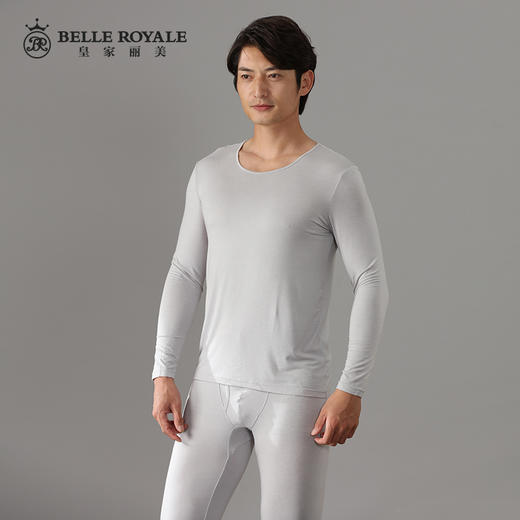 皇家丽美男士薄款修身柔软保暖衣套装BNN8145 商品图1