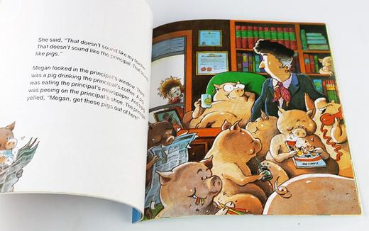 蒙施爷爷讲故事 猪猪 英文原版 Pigs 英文版儿童英语故事图画书 语言学习阅读兴趣培养书 进口原版书籍 Robert Munsch 商品图2