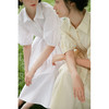 HeyDress白色连衣裙女夏季纯棉衬衫法式复古泡泡袖收腰气质长裙子 商品缩略图2