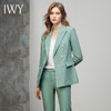 IWY/高端绿色西装套装女时尚气质女士西服外套韩版休闲职业装OL修身 CP10325绿色 商品缩略图4