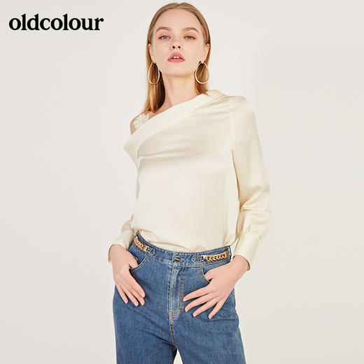 oldcolour秋季气质百搭长袖套头衫女N12013244 商品图2