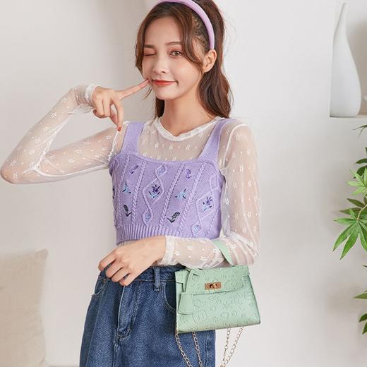 【时尚百搭❗️做气质女】小众单肩斜挎包，好看到爆❗️质感也超好，时尚百搭斜挎包，新潮单肩女包，洋气手提腋下包，520七夕情人节礼物新年礼盒年货礼盒 商品图4