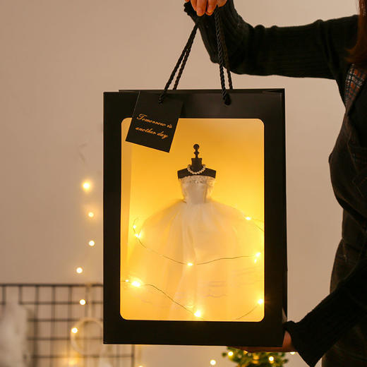 生日礼物女送闺蜜姐妹女友创意实用特别少女心18岁成人礼婚纱模型 商品图4