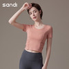 Sandi三蒂瑜伽短款短袖SA21C10 商品缩略图4