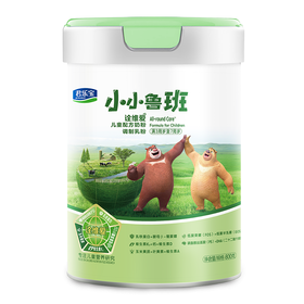 君乐宝小小鲁班诠维爱听装儿童配方奶粉800g