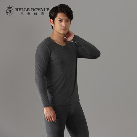 皇家丽美男士薄款修身柔软保暖衣套装BNN8145 商品图4