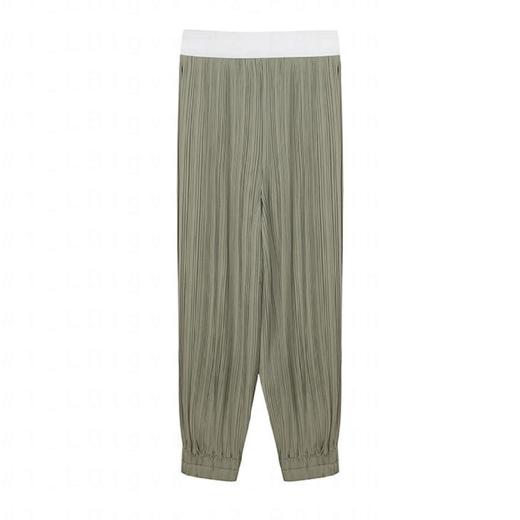 松紧腰头条纹长裤 商品图1