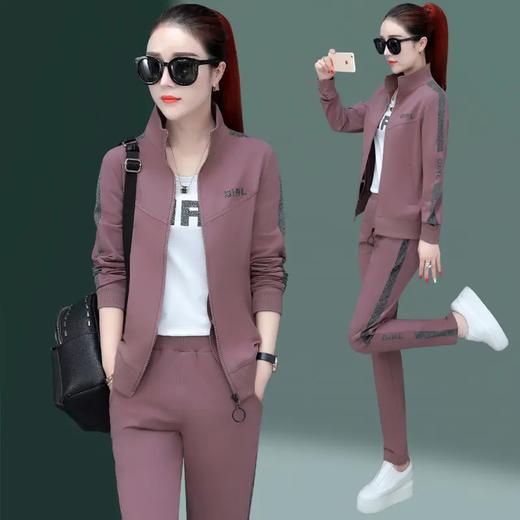 SP252920新款时尚休闲洋气个性卫衣团购三件套 商品图1