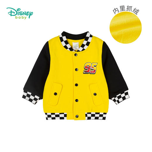 迪士尼男童宝宝潮春秋加绒保暖时尚棒球服夹克外套203S1432
 商品图8