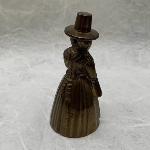 手摇好运铃铛 复古淑女人像黄铜铃铛 四款可选 商品图10