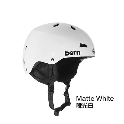 Bern 21-22 新款头盔 Asian Fit Team Macon Matte White/Black 商品图0