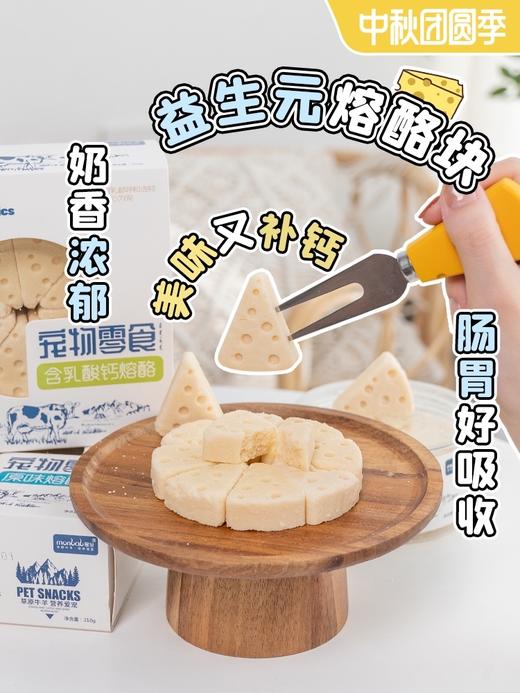蒙贝冻干熔酪狗狗猫咪零食奶酪块小型犬泰迪磨牙棒布丁补钙宠物奶酪棒 商品图1