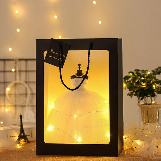 生日礼物女送闺蜜姐妹女友创意实用特别少女心18岁成人礼婚纱模型 商品图7