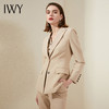 IWY/卡其色西装西服马甲套装女英伦风高端职业正装通勤ol轻熟气质 213121C1+P1+C6 商品缩略图1
