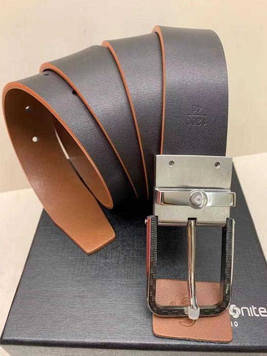 新秀丽男士皮带经典简约牛皮腰带商务休闲皮带BW6*020 商品图1