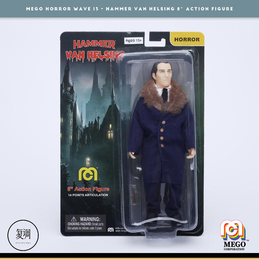 现货 Mego Hammer Film 亚伯拉罕 范海⾟ 8英寸挂卡 商品图8