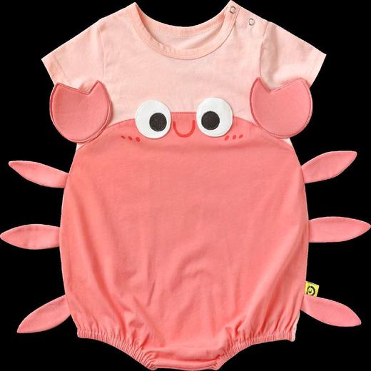 Whylook原创包屁卫衣 新生婴儿衣服可爱哈衣春秋外出宝宝包屁衣 商品图4