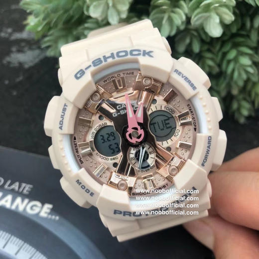 卡西欧（CASIO） G-SHOCK系列正品女表运动防水炫彩多功能运动女士石英腕表GMA-S120/S130系列 商品图10