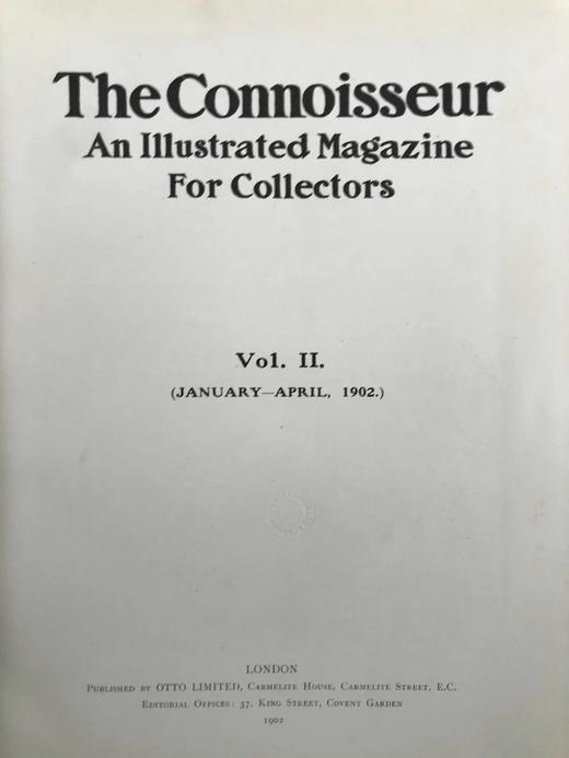1902年1-4月 鉴赏家杂志 数百幅插图 漆布精装16开 商品图2