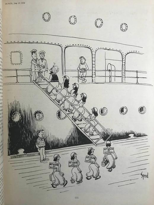 1958年7-12月 英国讽刺漫画杂志《笨拙》 数百幅插图 漆布精装16开 商品图5