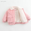 【反季清仓】马克珍妮宝宝冬装 女童加绒灯芯绒外套 儿童上衣213080 商品缩略图3