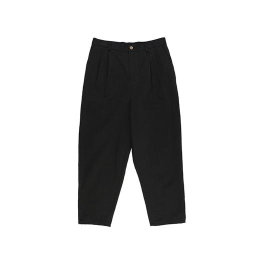 日本 DIGAWEL 2Tuck Tapered Pants 棉麻混合锥形休闲九分裤 商品图4