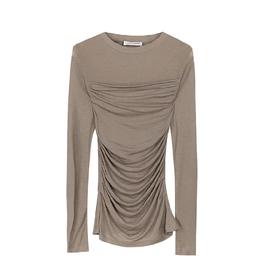 叠加假两件针织上衣