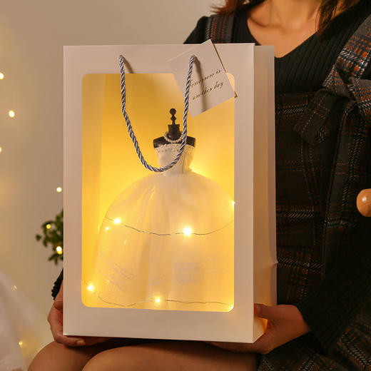 生日礼物女送闺蜜姐妹女友创意实用特别少女心18岁成人礼婚纱模型 商品图5