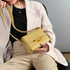 【柔滑小羊纹牛皮】包包2021新款潮Z皮斜挎包女包时尚通勤小包感洋气小方包 商品缩略图8