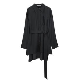 铆钉贴片宽松衬衫