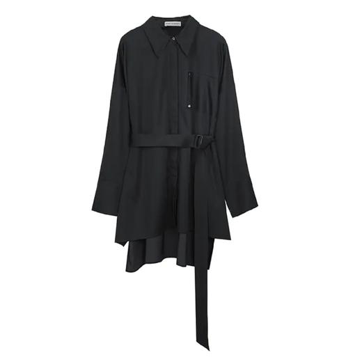 铆钉贴片宽松衬衫 商品图0