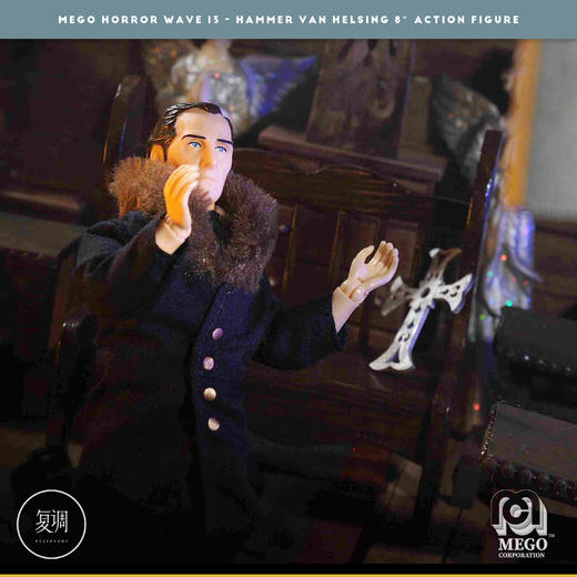 现货 Mego Hammer Film 亚伯拉罕 范海⾟ 8英寸挂卡 商品图1
