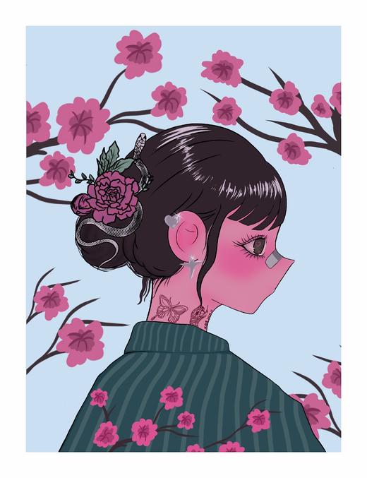 艺术微喷插画 商品图0