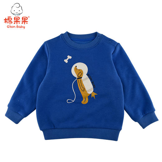 棉果果冬季男童圆领长袖卫衣M412180321670 商品图7