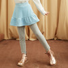 【女童裙裤】21年秋冬新品女童修身打底裤时尚假两件舒适宝宝裤子 商品缩略图2