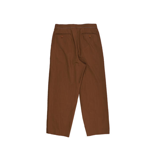 日本 DIGAWEL Stitch 1Tuck Pants 缝线羊毛宽松休闲裤 长裤 商品图4