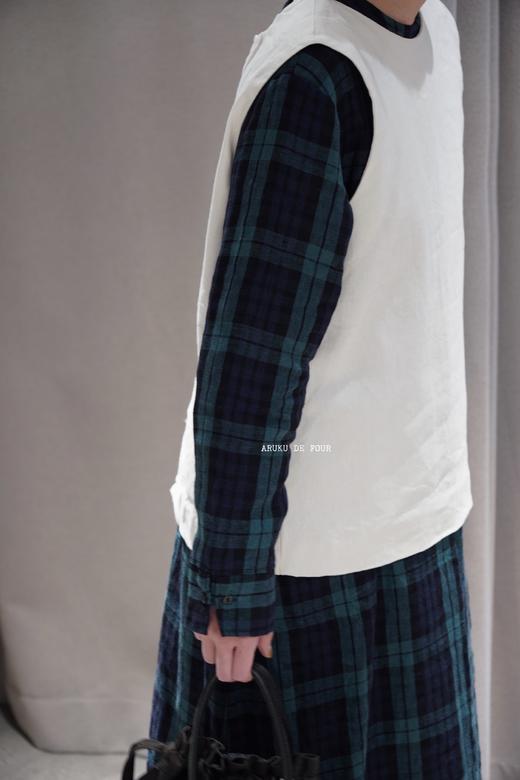 ROBE de PEAU复古白/黑色2ways马甲 商品图14