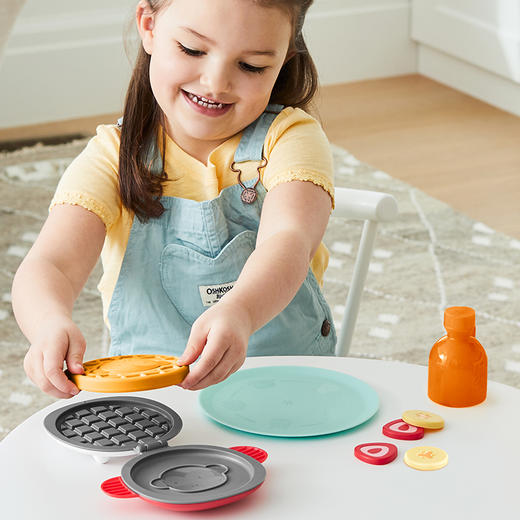 美国 Skiphop 学前玩具 独角兽冰淇淋套装玩具/猴华夫饼套装玩具/狐狸比萨套装玩具-【玩具】 商品图5