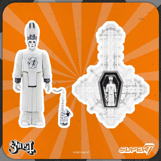 现货 Super7 Ghost乐队 系列2 帕帕尼希尔 Pro-Memoria 复古 挂卡 潮流玩具 摆件 商品图1