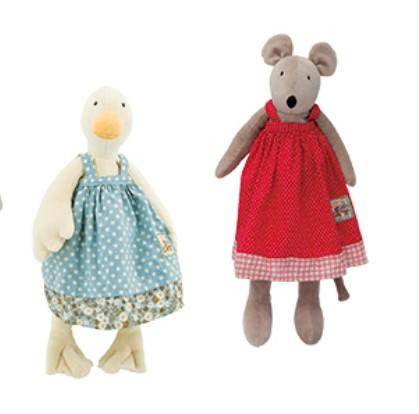 【预售】法国进口moulinroty茉兰若缇农场大家庭安抚玩偶毛绒公仔可入口 商品图3