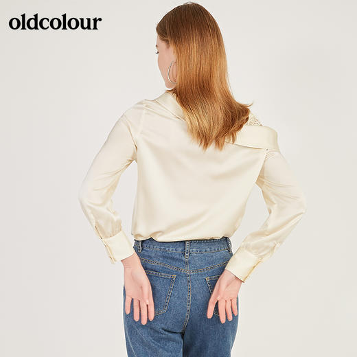 oldcolour秋季气质百搭长袖套头衫女N12013244 商品图1