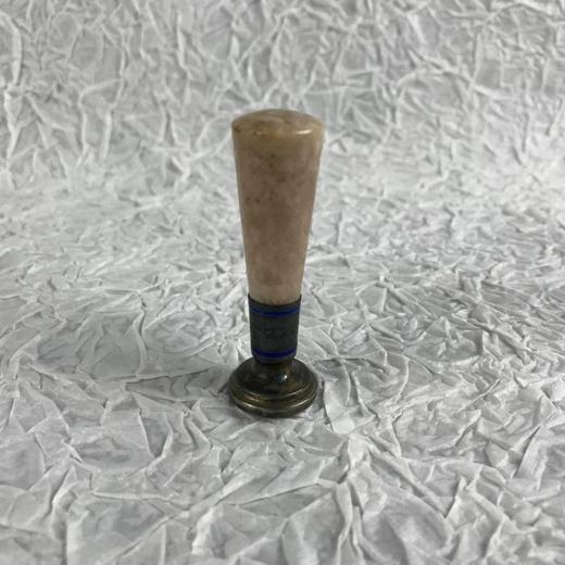 晚期维多利亚风格爱德华时期天然石权柄800银火漆印章 商品图1