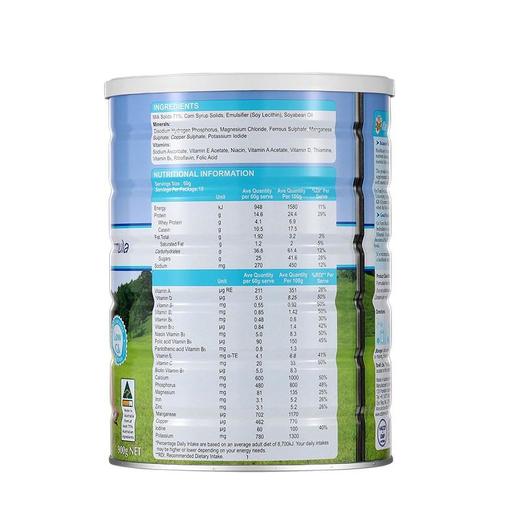 HNMG 澳大利亚Oz Farm 中老年高钙配方奶粉 900g 商品图3