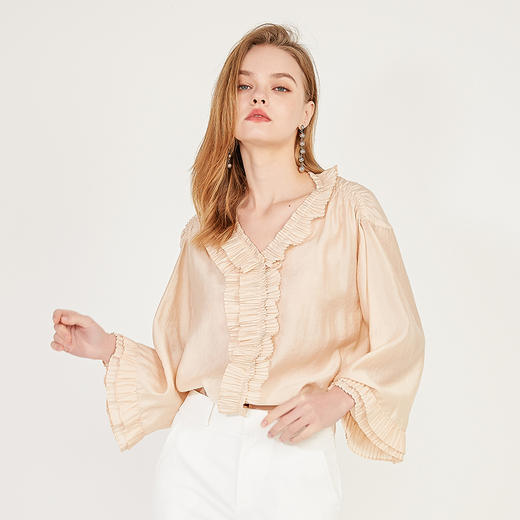 oldcolour秋季气质百搭长袖套头衫N12013229 商品图0