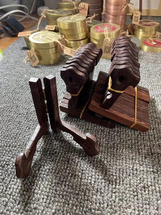 预售定制【鸡翅木实木架】放摆件 证书 茶饼多功能实用木架！ 商品图14